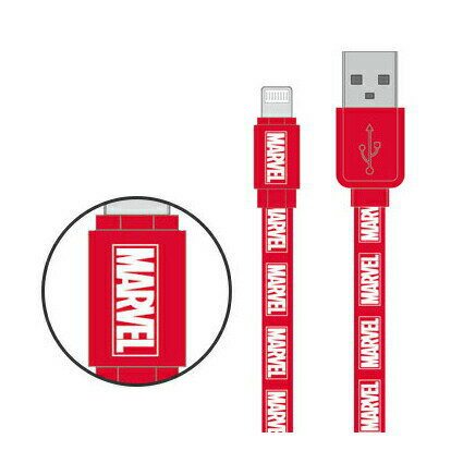 【時間限定クーポン配布中】〈MARVEL〉 Lightning対応同期&充電ケーブル MV-116A ロゴ 【時間限定クーポン配布中】〈MARVEL〉 Lightning対応同期&充電ケーブル MV-116A ロゴ