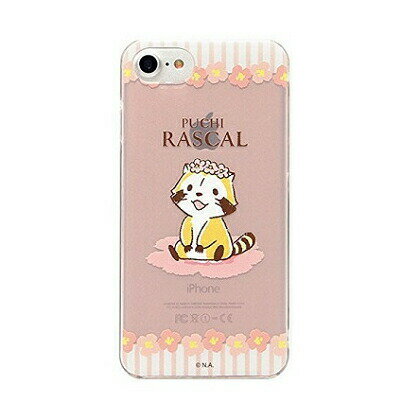 プチラスカル iPhone7対応ハードケース MRS-01B 花ばたけ