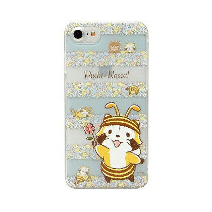 プチラスカル iPhone7対応ハードケース MRS-04B ボーダー