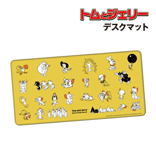 【時間限定クーポン配布中】送料無料 トムとジェリー デスクマット TMJ-231A / カラフルフレンズ
