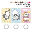 【時間限定クーポン配布中】ねこに転生したおじさん マルチリングプラス Lサイズ BNTO-02 /プンちゃんA プンちゃんB てぷちゃん
