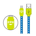 【時間限定クーポン配布中】ディズニーキャラクター Type-C対応同期&充電ケーブル DN-528E エイリアン
