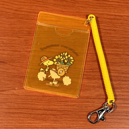 ピーナッツ/ウッドストック クリアパスケース SPC-1315 / vacation