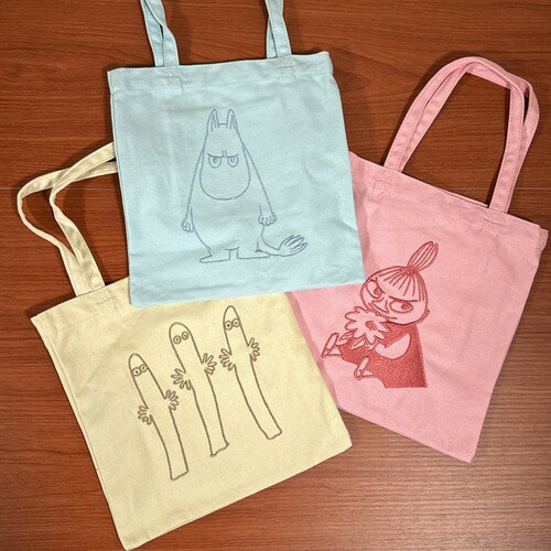 乐天商城 - ムーミン/MOOMIN 刺繍ミニトート MOM-752-4 /ムーミン リトルミイ ニョロニョロ