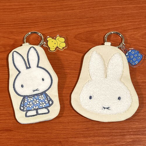 MIFFY/ミッフィー ダイカットポーチ／ブルードレスシリーズ DBM-2996-7 /ドレス フェイス
