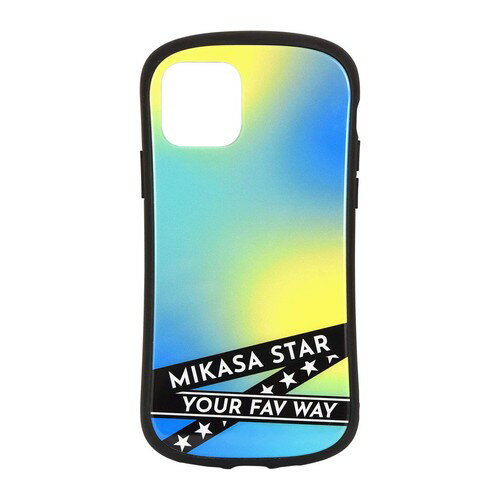 乐天商城 - 送料無料 MIKASA STAR ロゴ入り iPhone11Pro対応 ハイブリッドガラスケース MKS-09B / イエロー