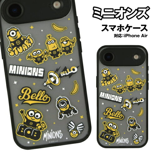 乐天商城 - 送料無料 ミニオンズ IIIIfit プランプフレーム iPhone Air 対応ケース MINI-529A / 総柄