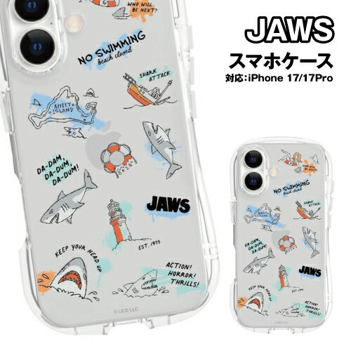 Rakuten - 送料無料 JAWS iPhone17/17Pro対応 クリスタルクリアケース JAWS-23-4 / 総柄 総柄