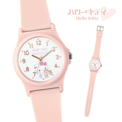 送料無料 サンリオキャラクターズ パステル PVC ウォッチ G SNR002 / ハローキティ シナモロール クロミ マイメロディ ソフトベルト プチプラ プレゼント シンプル カジュアル レディース キッズ 淡い