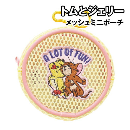 乐天商城 - トムとジェリー メッシュミニポーチ TJ-5544330YE / イエロー
