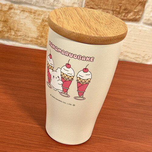 送料無料 サンリオ/はなまるおばけ 蓋つきステンレスタンブラー SRTZ-318 / アイス
