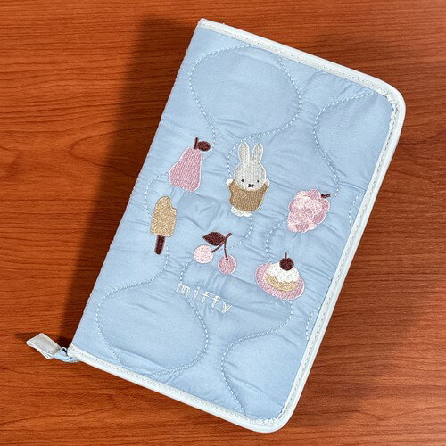 Rakuten - 送料無料 MIFFY/ミッフィー フリーケース DBM-3393 / ブルー マルチケース フリーポーチ 母子手帳ケース おくすり手帳 貴重品収納整理