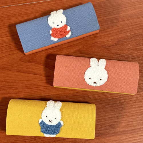 送料無料 MIFFY/ミッフィー メガネケース／カラフルサガラシリーズ DBM-3213-5 /イエロー オレンジ ブルー