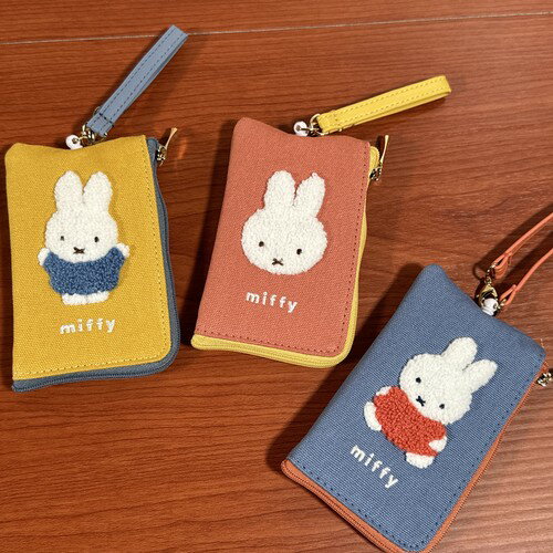 送料無料 MIFFY/ミッフィー キーパスポーチ／カラフルサガラシリーズ DBM-3231-3 /イエロー オレンジ ブルー...