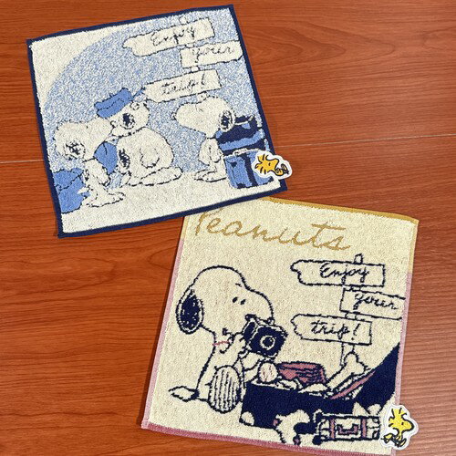 ピーナッツ/スヌーピー ミニタオル SPMS-189-90 /看板 カメラ