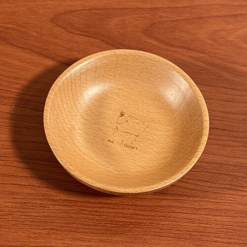 Rakuten - ディズニー/くまのプーさん 木製豆皿 MCPH-404 / 横顔