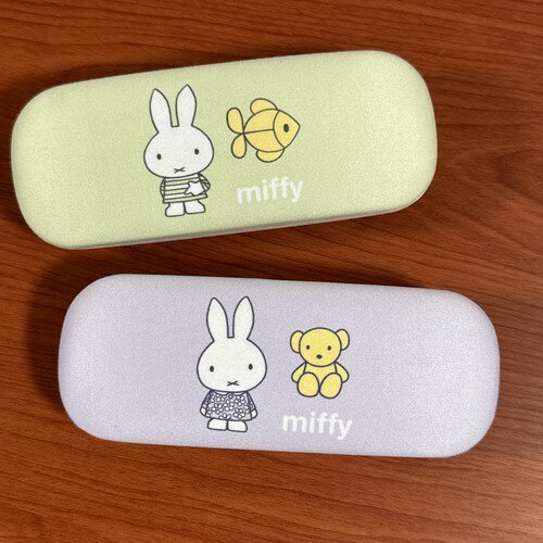 Rakuten - MIFFY/ミッフィー メガネケース DBM-3426-7 / ピスタチオ(グリーン) ラベンダー(パープル)