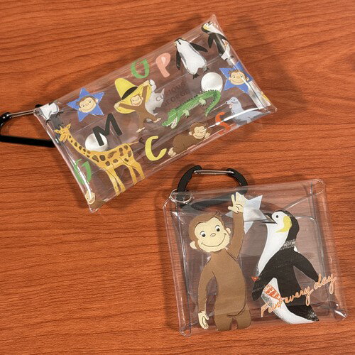乐天商城 - 【時間限定クーポン配布中】おさるのジョージ クリアマルチケースSS／S MCG-080-1 /In the City