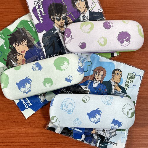 乐天商城 - 名探偵コナン メガネケース MCN-685-7 /江戸川コナン＆萩原千速＆横溝重悟 江戸川コナン＆世良真純 萩原研二＆松田陣平 名探偵コナン ハイウェイの堕天使