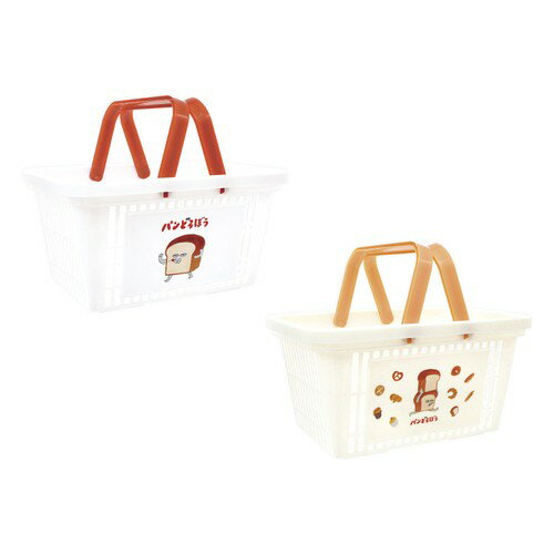 乐天商城 - パンどろぼう キャラバスケット PD-554524 /ホワイト ベージュ