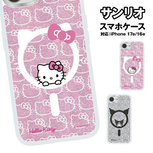 送料無料 サンリオキャラクターズ iPhone17e iPhone16e Camera Frame Magsafe対応ケース SANG-671 / ハローキティ クロミ