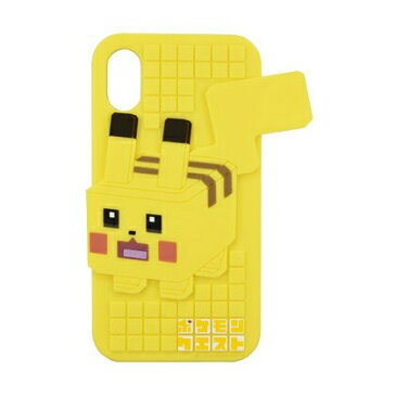 ポケモンクエスト iPhoneXS S対応シリコンケース POKE-612A ピカチュウ 送料無料