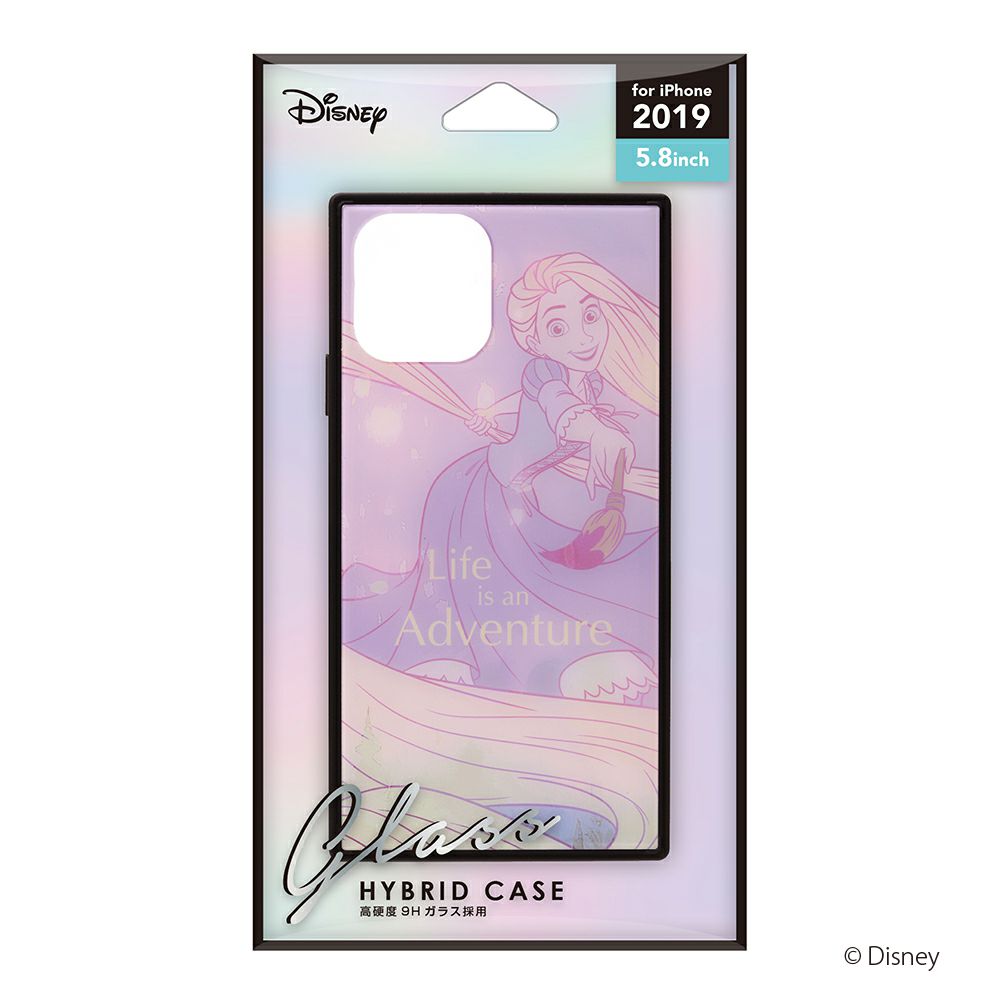 ディズニー キャラクター iPhone11Pro 対応ガラスハイブリッドケース PG-DGT19A08RPZ ラプンツェル