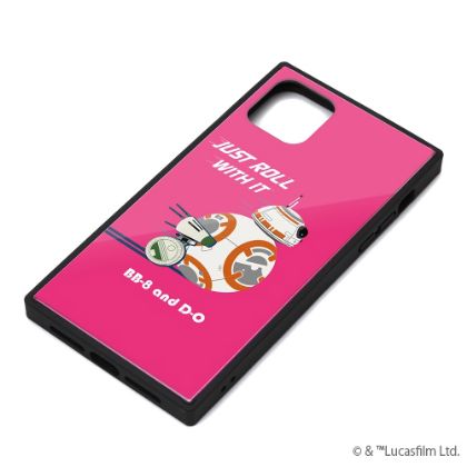 送料無料 【STAR WARS】iPhone11ProMAX 対応ガラスハイブリッドケース PG-DGT19C33BB [BB-8]