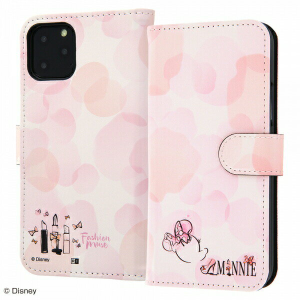 乐天商城 - 送料無料 iPhone11Pro対応手帳型アートケース マグネット IN-DP23MLC2 MN016 ミニーマウス_016