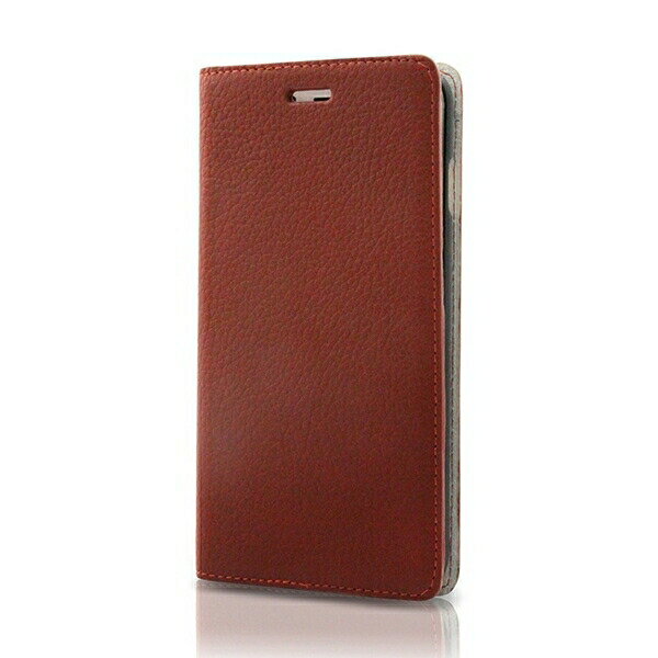 送料無料 iPhone8Plus 7Plus 6sPlus 6Plusフリップケース シルキー：オレンジ