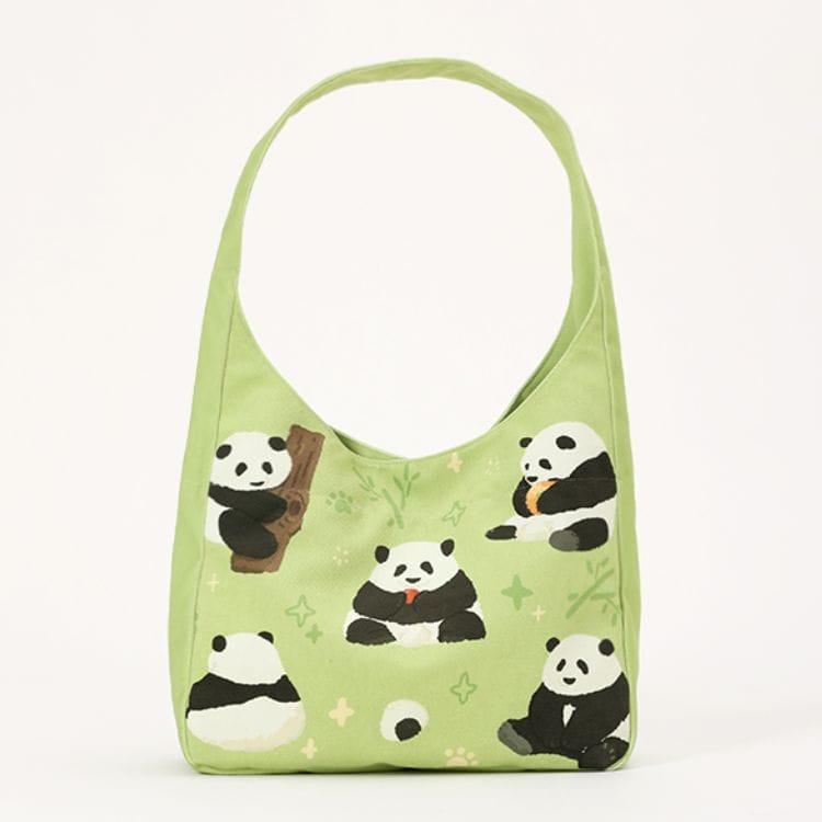 ショルダーバッグ レディース ワンショルダーバッグ パンダ バッグ パンダ柄 ぱんだ柄 PANDA 花柄 動物..