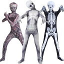 ハロウィン 骸骨 衣装 ハロウィンスケルトン 骸骨仮装 怖い コスプレ ハロウィンスケルトン コスチューム 子供 仮装 お化け 子ども 簡単 学生 cosplay 文化祭 部活 ハロウィーン衣装 Halloween変装 パーティーグッズ 送料無料