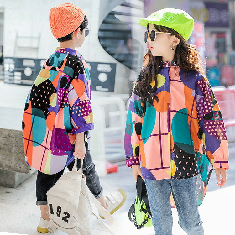 ゆるシャツ 子供服 ヒップホップ キッズダンス衣装 トップス 女の子 男の子 ダンス 衣装 ヒップホップ キッズ ダンス衣装 tシャツ ドット柄 シフォン ツルツル おしゃれ 110 120 130 140 150 160 170