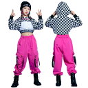 キッズ ダンス衣装 セットアップ パンツ タンクトップ へそ出し 韓国 K-POP ジャズ チアガール 子供服 ヒップホップ ダンス 衣装 hiphop 女の子 ストリート 原宿系 jazz ダンスウェア ジュニア オシャレ 発表会 120-180cm