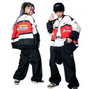 ウィンドブレーカー キッズダンス 練習着 レーシングスーツ キッズ ダンス 衣装 ジャケット 長袖 ズボン 長袖 子供服 ヒップホップ キッズ K-POP ダンス衣装 セットアップ かっこいい 子供ダンス HIPHOP ロングパンツ