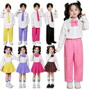 チェック柄 子供服 キッズ ダンス衣装 5色 女の子 男の子 カッコいい ヒップホップ 入学式 卒業式 卒園式 白シャツ スカート パンツ セットアップ JK ...