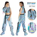 ワンショルダー キッズダンス 衣装 ヒップホップ 子供 服 チアガール シルバー トップス 袖なし 長袖 へそ出し キラキラ ダンス衣装 舞台服 女の子 カジュアルパンツ シルバー ロング丈 応援ダンス JAZZ 演出 発表会 120-170