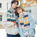 ストール ペア カップル マフラー 冬 ペアマフラー お揃い ペアルック マフラー レディース メンズ 彼氏 彼女 記念日 夫婦 結婚お祝い プレゼント