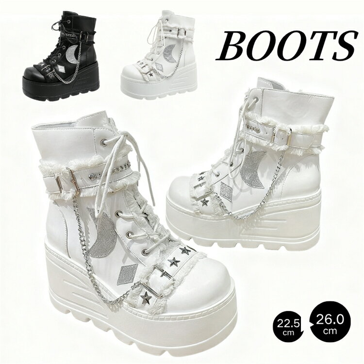 秋 春 ショートブーツ k-pop 厚底ブーツ レディース ダンスシューズ 黒 白 編み上げブーツ ラウンドト..