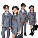 子供 フォーマル スーツ グレー 卒業式 スーツ 女の子 入学式 制服 スーツ 男の子 卒服 jk ジャケット スカート パンツ 小学生卒業式 七五三 お受験 ...