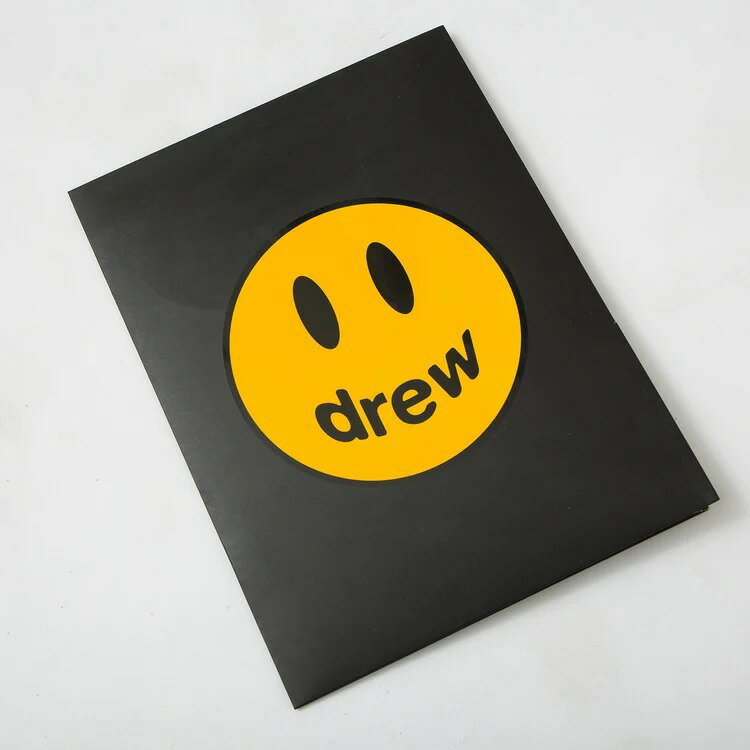 【公式 正規品】　Drew House drew house mascot folderblack　ファイル【中古】【新古品　未使用品】..