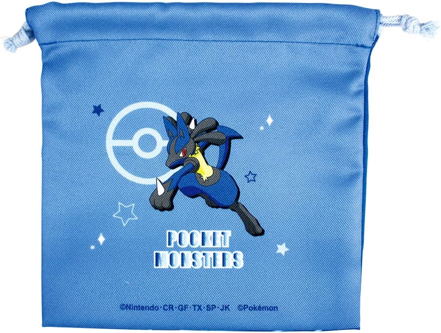 ポケットモンスター フラット巾着 スターライト ルカリオ H20×W20cm — vista 2