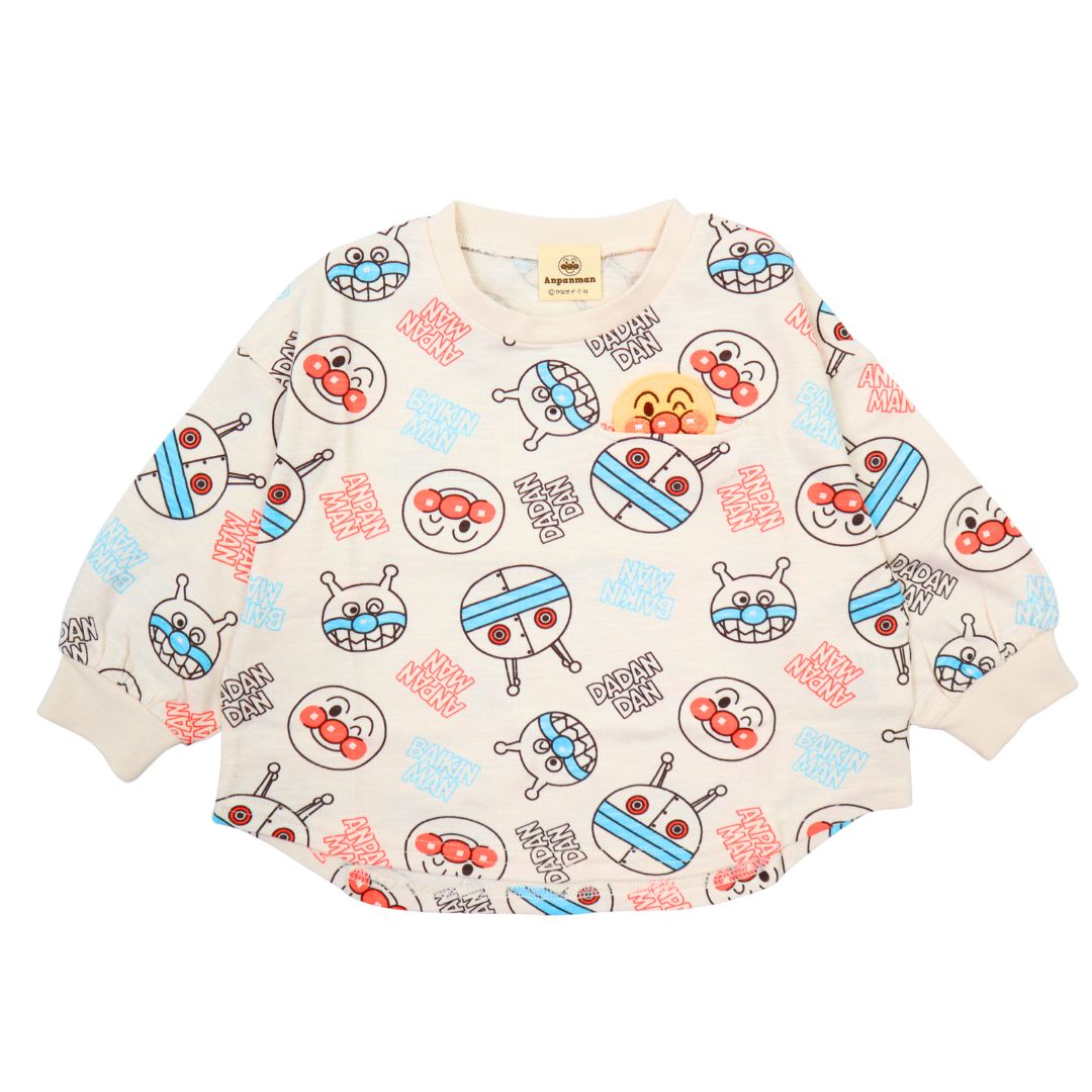 それいけ！アンパンマンだだんだん かくれんぼ 長袖Tシャツアンパンマンとだだんだんの「かくれんぼ」デザインがかわいい長袖Tシャツ♪アンパンマンやだだんだんが大好きなお子さまにおすすめ！本体は綿100％で、春・秋の普段着や通園、お出かけなどデイリーに活躍します。男の子・女の子どちらにもおすすめのキャラクターウェア。お誕生日などのプレゼントにも◎【サイズ】80cm90cm95cm100cm【品質表示】本体：綿100％リブ部分：綿95％　　　　ポリウレタン5％【発売元】株式会社バンダイ【生産地】中国※モニター環境等により、実際の商品と色味が異なって見える場合がございます。それいけ！アンパンマンだだんだん かくれんぼ 長袖Tシャツアンパンマンとだだんだんの「かくれんぼ」デザインがかわいい長袖Tシャツ♪アンパンマンやだだんだんが大好きなお子さまにおすすめ！本体は綿100％で、春・秋の普段着や通園、お出かけなどデイリーに活躍します。男の子・女の子どちらにもおすすめのキャラクターウェア。お誕生日などのプレゼントにも◎【サイズ】80cm90cm95cm100cm【品質表示】本体：綿100％リブ部分：綿95％　　　　ポリウレタン5％【発売元】株式会社バンダイ【生産地】中国※モニター環境等により、実際の商品と色味が異なって見える場合がございます。