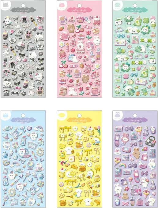新入荷　クーリア コレクトホリックシール 6種セット ホログラム エポキシ ラメ キラキラ シールセット（楽天・RIO 莉緒小舗）