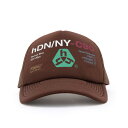 y Kizysize:FREEzHidden NY Hidden Hi-Fi NY Brown Trucker Hat Ki yÁz yVÕi@gpiz