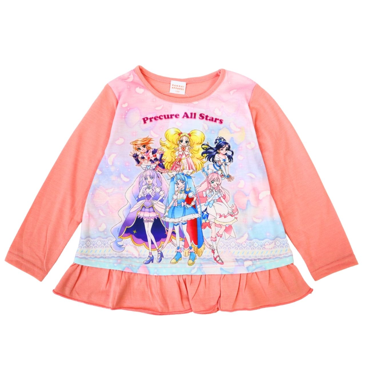 プリキュアオールスターズ 長袖Tシャツ ひろがるスカイプリキュア 子供服 シャツ 長袖 Tシャツ　ふたりはプリキュア　キュアブラック　キュアホワイト　シャイニールミナス 2