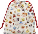 新入荷 アンパンマン オールスター柄お着替え巾着 ANC-1001 ANPANMAN 約29×25cm 日本製 アイボリー(4)