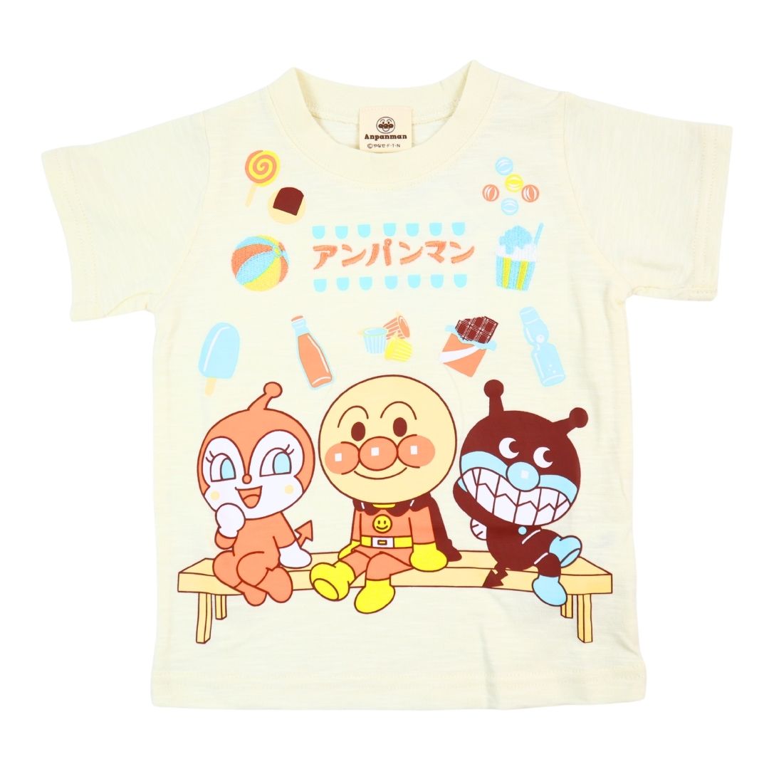 アンパンマン 天竺 和柄 半袖Tシャツ Anpanman