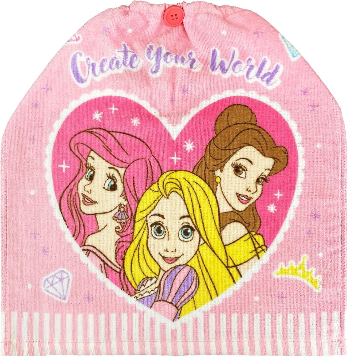 新入荷 林(Hayashi) おりこうタオル 約34×35cm ディズニー チッパー プリンセス WO466500