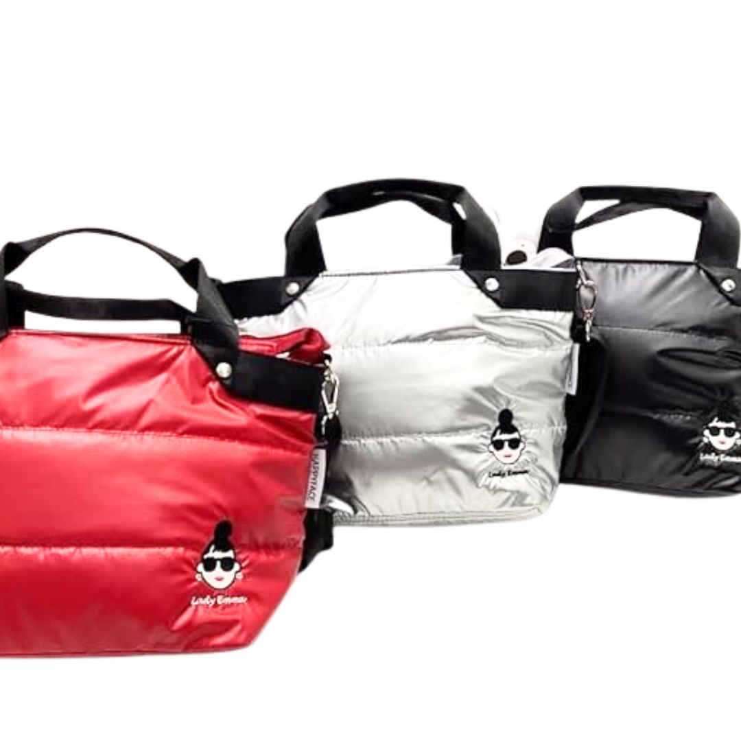 新入荷【HAPPY FACE】ハッピーフェイス レディエマ刺繍 多機能 2WAYショルダーバッグ レディース ハン..